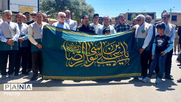 کاروان «در پناه خورشید» میهمان رزق‌آباد کاشمر شد
