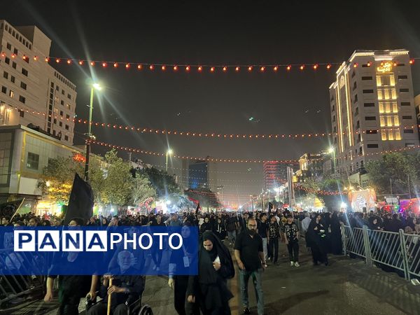 مراسم شب شهادت امام رئوف در مشهد مقدس 