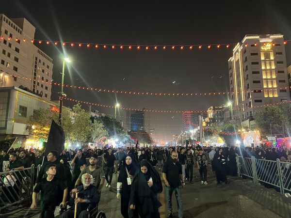 مراسم شب شهادت امام رئوف در مشهد مقدس 
