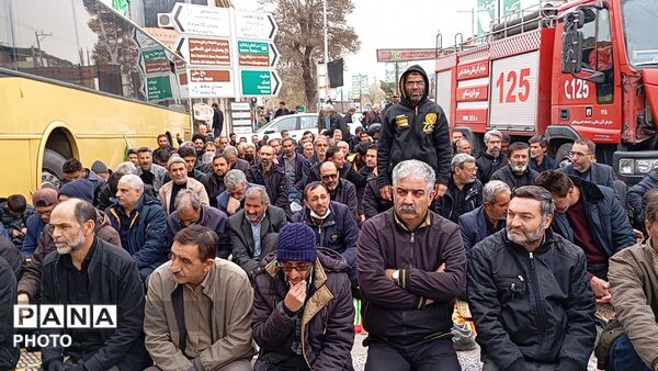 اقامه نماز عبادی سیاسی جمعه در روز قدس نیشابور 