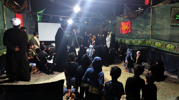 شب زنده داری مردم بوموسی در  دومین شب قدر 