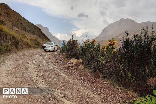 بارش غیر منتظره باران در تابستان ۱۴۰۵شهر بار نیشابور