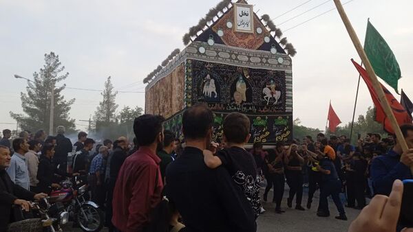 حرکت دسته بنی اسد در روستای فدافن