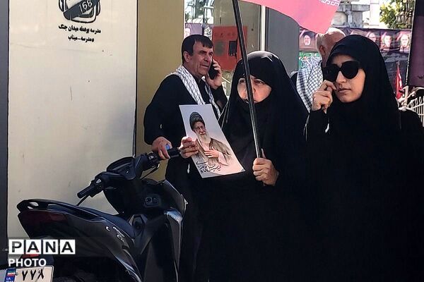  وداع با رهبر شهید در جوار بارگاه رضوی