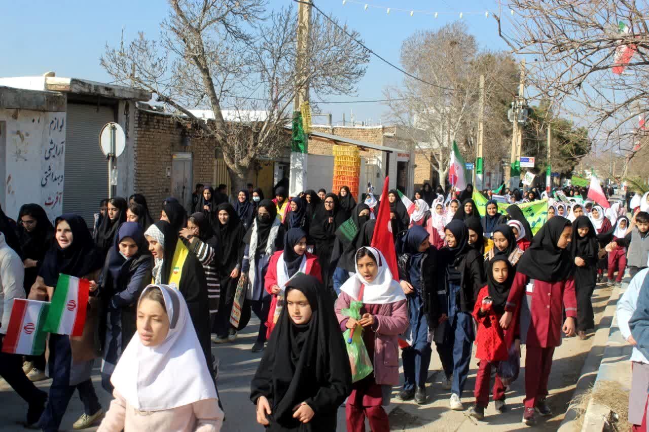راهپیمایی یوم‌الله ۲۲ بهمن در منطقه کوهنانی