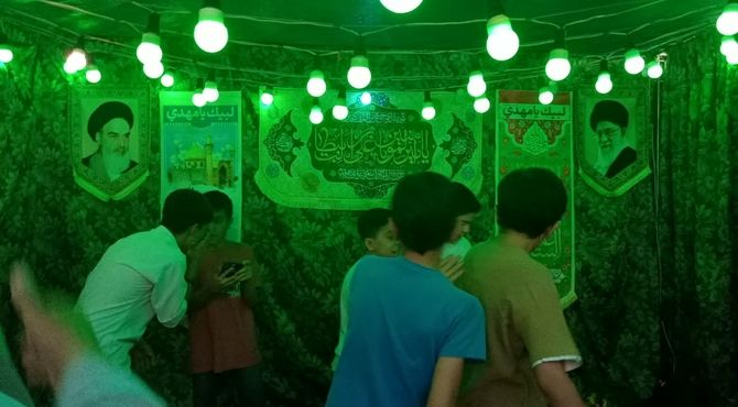 جشن کیلومتری غدیر با برپایی ۶۶ موکب در زرقان