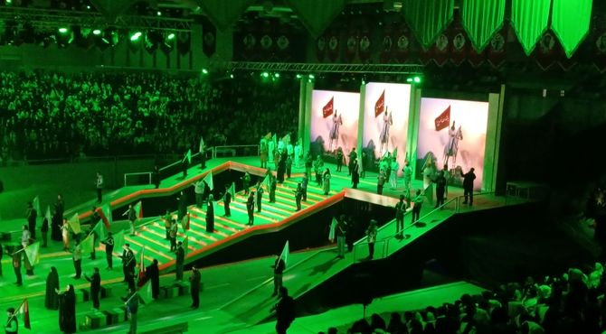 دانش‌آموزان البرزی در کنگره ۵۵۸۰ شهید استان، عهد دوباره با آرمان‌های شهدا بستند