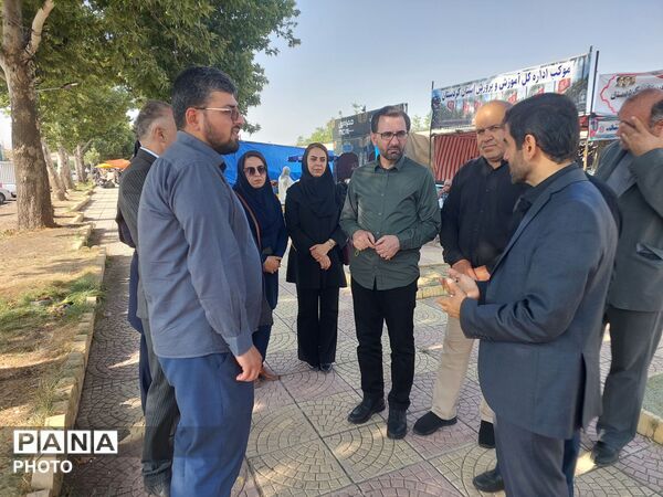 بازدید قائم مقام رئیس سازمان دانش‌آموزی از موکب اربعین در سنندج