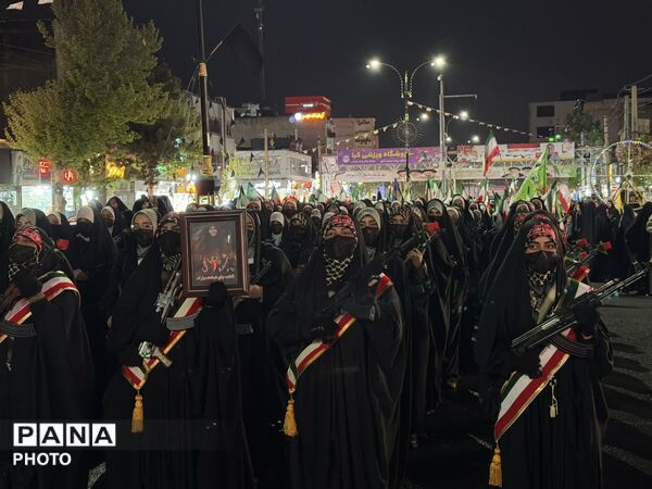 رزمایش دختران «جانفدا ایران» در شهرستان ساوجبلاغ 