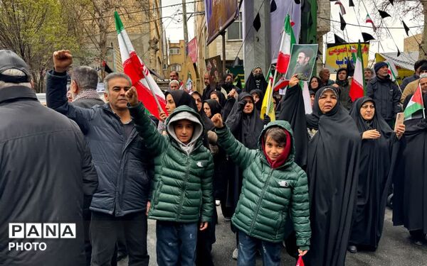 راهپیمایی پرشور مردم ولایتمدار شهرستان شهریار در روز جهانی قدس