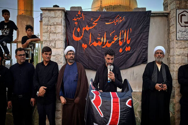 مراسم پیاده روی جاماندگان اربعین در بردخون