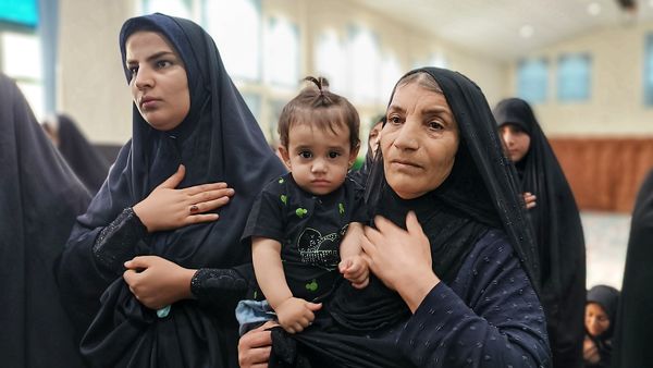  مراسم شیرخوارگان حسینی در شهرستان مارگون