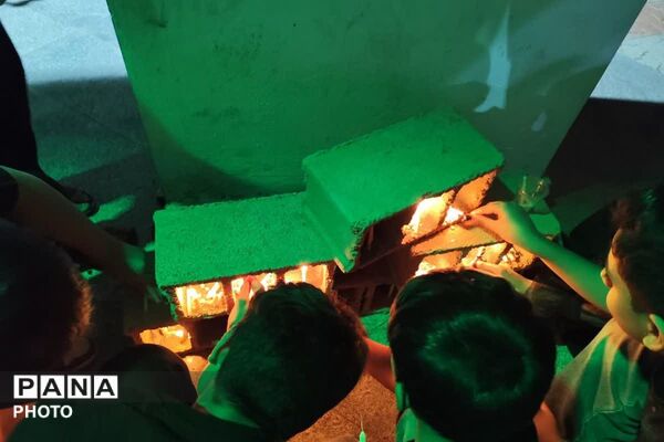 تجمع مردمی شهر صباشهر همزمان با مراسم شام غریبان  