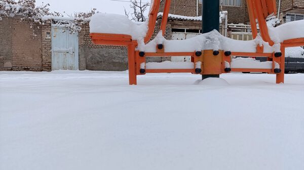 بارش زیبای برف پاییزی در شهرستان نیشابور 