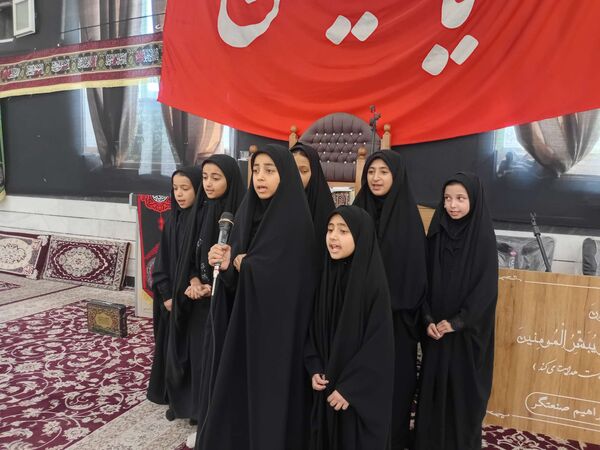 مراسم سوگواری به مناسبت شهادت حضرت رقیه(س) در خلیل آباد
