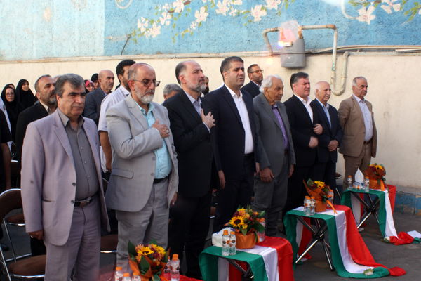 آیین خشت‌گذاری دبستان شهید خداقلی