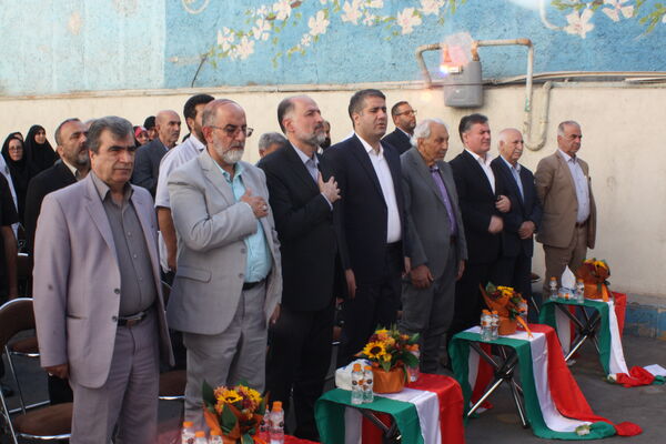 آیین خشت‌گذاری دبستان شهید خداقلی
