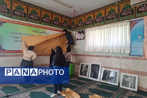 جلوه خلاقیت دانش‌آموزان بنت‌الهدی در هفته «ماها»