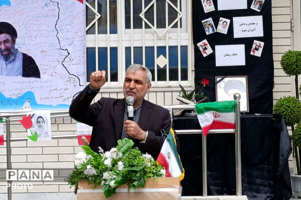 یاد شهدای دانش‌آموز مدرسه شجره طیبه میناب، پویش ملی کاشت نهال امید شهرستان بجنورد 
