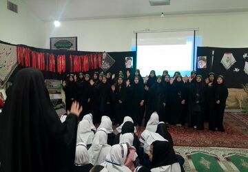مراسم شهادت حضرت فاطمه زهرا (س) در دبستان پیروزی سمنان