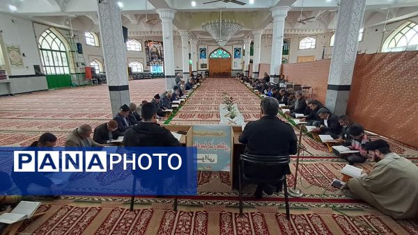 جزء خوانی قرآن کریم در شهرستان خلیل آباد و شهر کندر