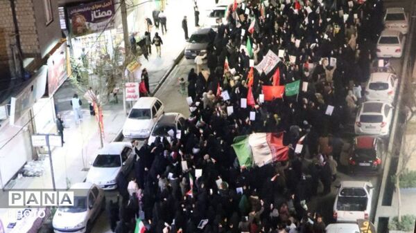 خرمدشت کرج یک‌صدا در عزای رهبر شهید امت انقلاب