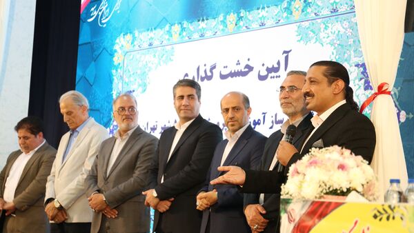 خشت گذاری ۵ پروژه‌ عمرانی منطقه ۵ آموزش و پرورش شهر تهران