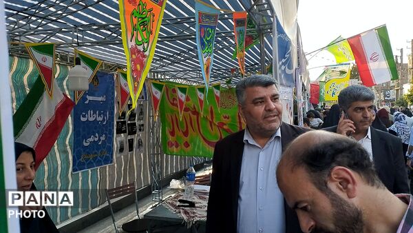 جشن بزرگ 2 کیلومتری غدیر در شهر هشتگرد