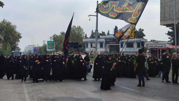 آیین دسته‌روی شهادت امام رضا(ع) در قائمشهر 