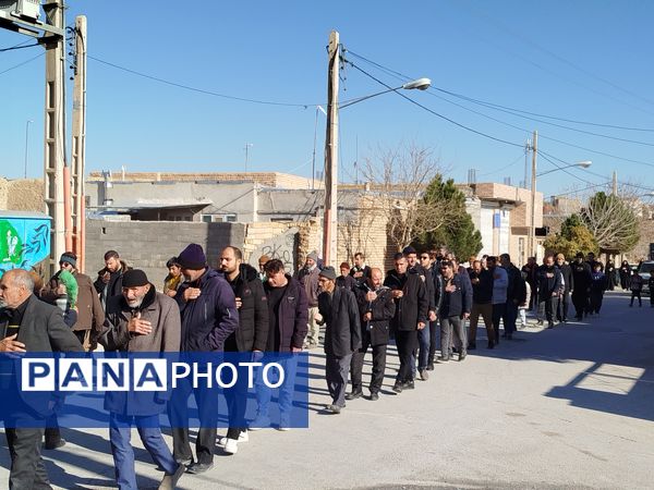 دسته‌روی و عزاداری ایام فاطمیه دوم در شهر درق