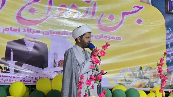دوازدهمین جشن ازدواج آسان ۲۰ زوج جوان در رودبار کرمان