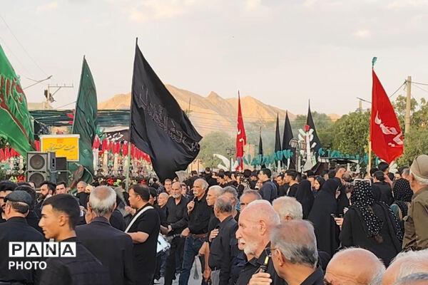 سوگ و ارادت عزاداران حسینی در شهر صغاد