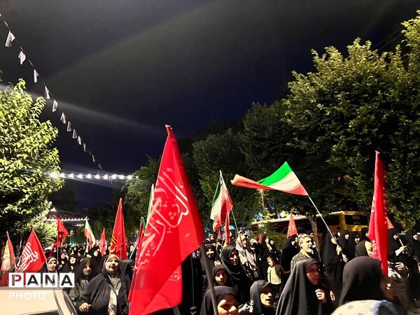 حضور باشکوه مردم کرج درصد و چهل و یکمین شب از تجمعات مردمی