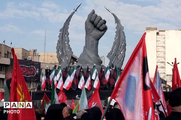 تهران از لنز دوربین خبرنگاران پانا شهرستان قدس در سوگ رهبر شهید انقلاب