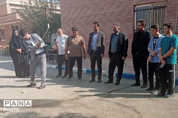 جشنواره ورزش‌های همگانی در دبیرستان دکتر نیک نیان قیامدشت 