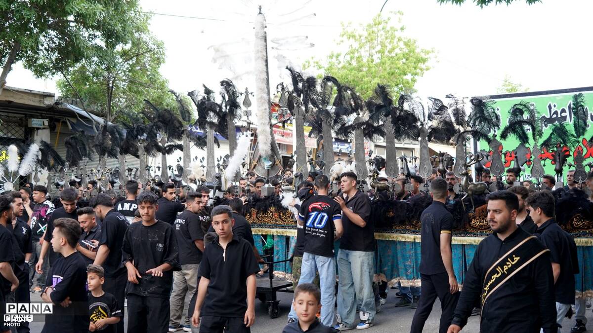 کاروان نمادین اسرای کربلا در خدابنده