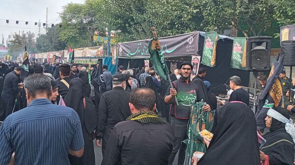 برپایی موکب عشاق الحسین سازمان دانش‌آموزی شهر تهران