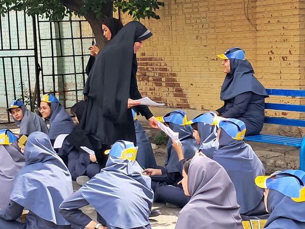 برگزاری طرح ملی داناب در آموزشگاه بنت الهدی یک شهرستان قدس با حضور  مسئولین آموزش و پرورش