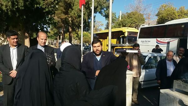 اعزام دانش‌آموزان دختر گلپایگانی به اردوی راهیان نور 