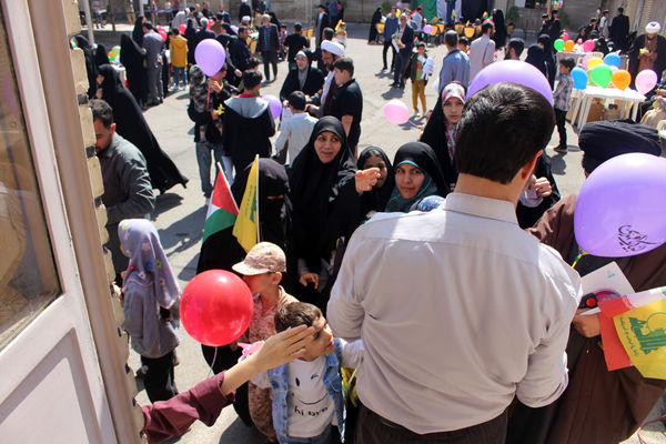 جلوه هایی شکوهمند از راهپیمایی روز جهانی قدس در قم