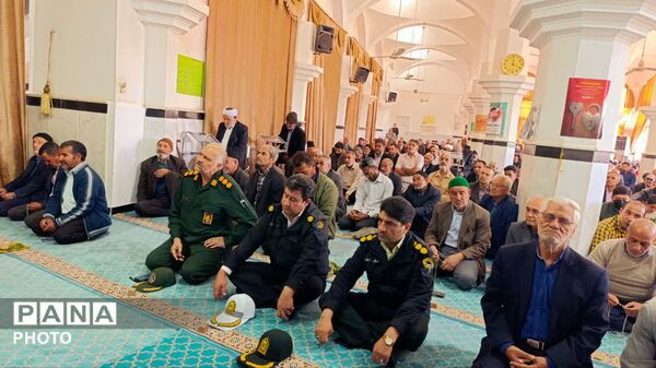 نخستین نماز جمعه ماه مبارک رمضان در شهرستان خلیل‌آباد 