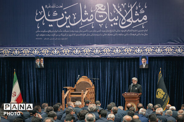 عزاداری اصناف و بازاریان مشهد در حرم مطهر رضوی