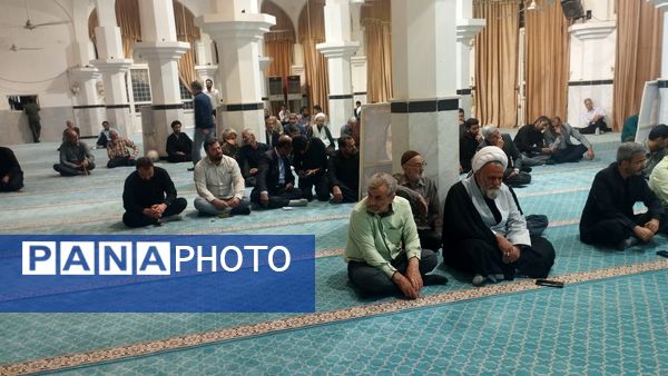 برگزاری مراسم چهلم شهدای جنگ ۱۲ روزه در شهرستان خلیل آباد