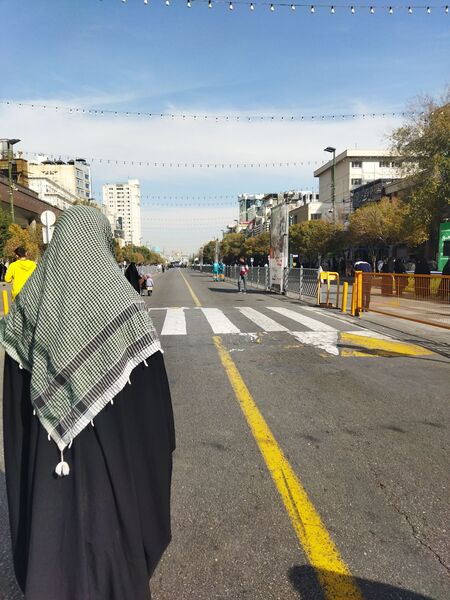 راهپیمایی ۱۳ آبان در تبادکان