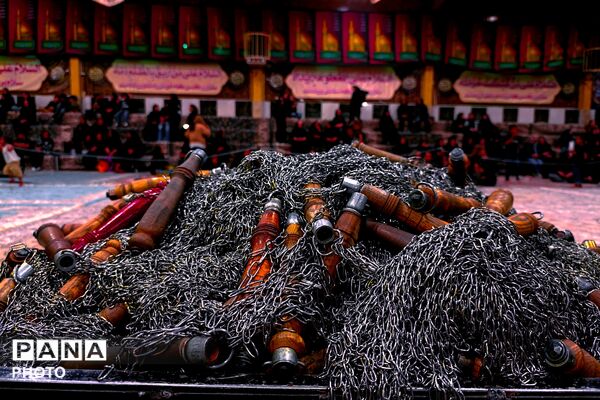آیین سوگواری امام سجاد (ع) و سومین روز شهادت شهدای کربلا در آباده