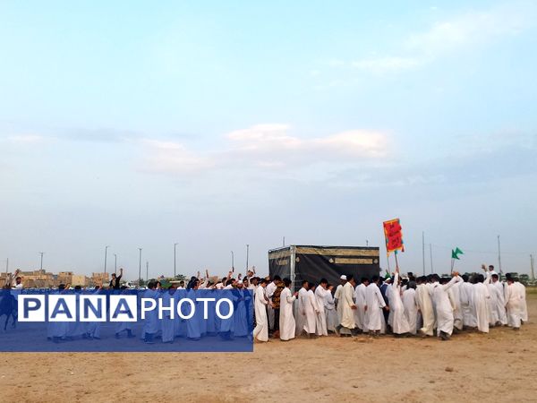 بازسازی واقعه غدیر در محله شهر قائم قم