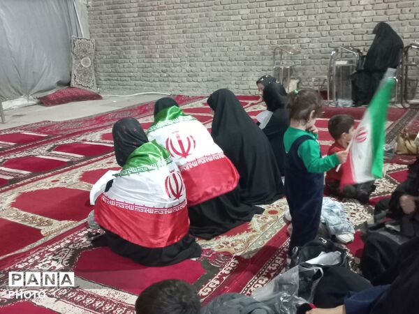 مراسم روضه خوانی و قرائت زیارت عاشورا در نیشابور 