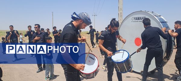 عزاداری ظهر عاشورا در روستای حسن آباد بلهر 