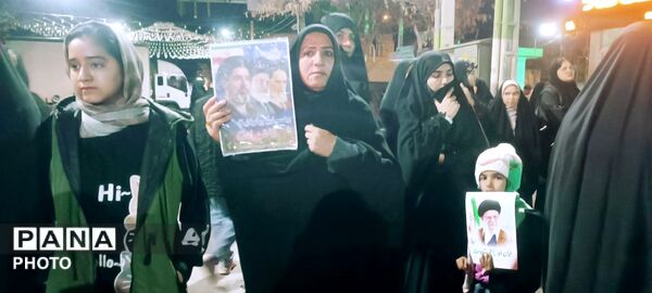 حضور مردم شهرستان باخرز در چهارشنبه سوزی دشمن