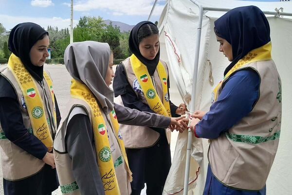 حضور دانش آموزان پاکدشت در دوازدهمین پیش اردوی ملی پیشتازان